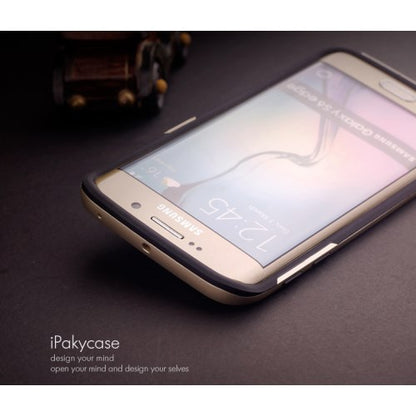 IPAKY TPU Case für Samsung Galaxy S6 Edge G925 Hybrid PC Frame