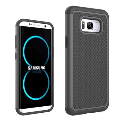Outdoor Case für Samsung Galaxy S8 PLUS G955 Hybrid Silikon Football Grain