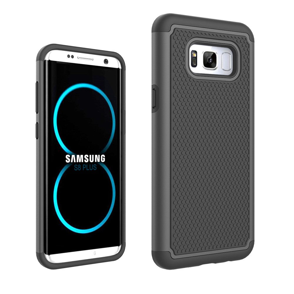 Outdoor Case für Samsung Galaxy S8 PLUS G955 Hybrid Silikon Football Grain