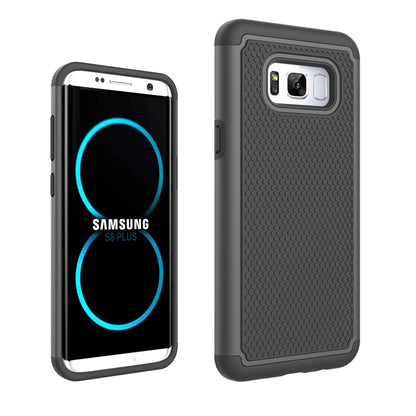 Outdoor Case für Samsung Galaxy S8 PLUS G955 Hybrid Silikon Football Grain
