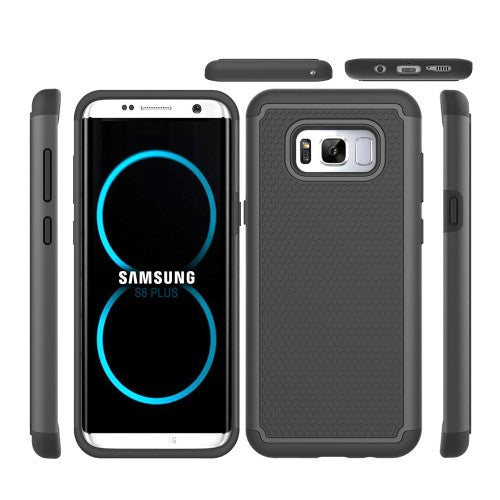Outdoor Case für Samsung Galaxy S8 PLUS G955 Hybrid Silikon Football Grain