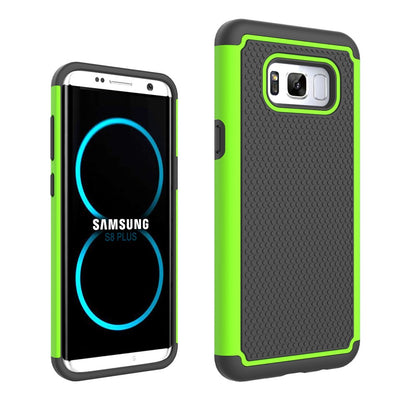 Outdoor Case für Samsung Galaxy S8 PLUS G955 Hybrid Silikon Football Grain