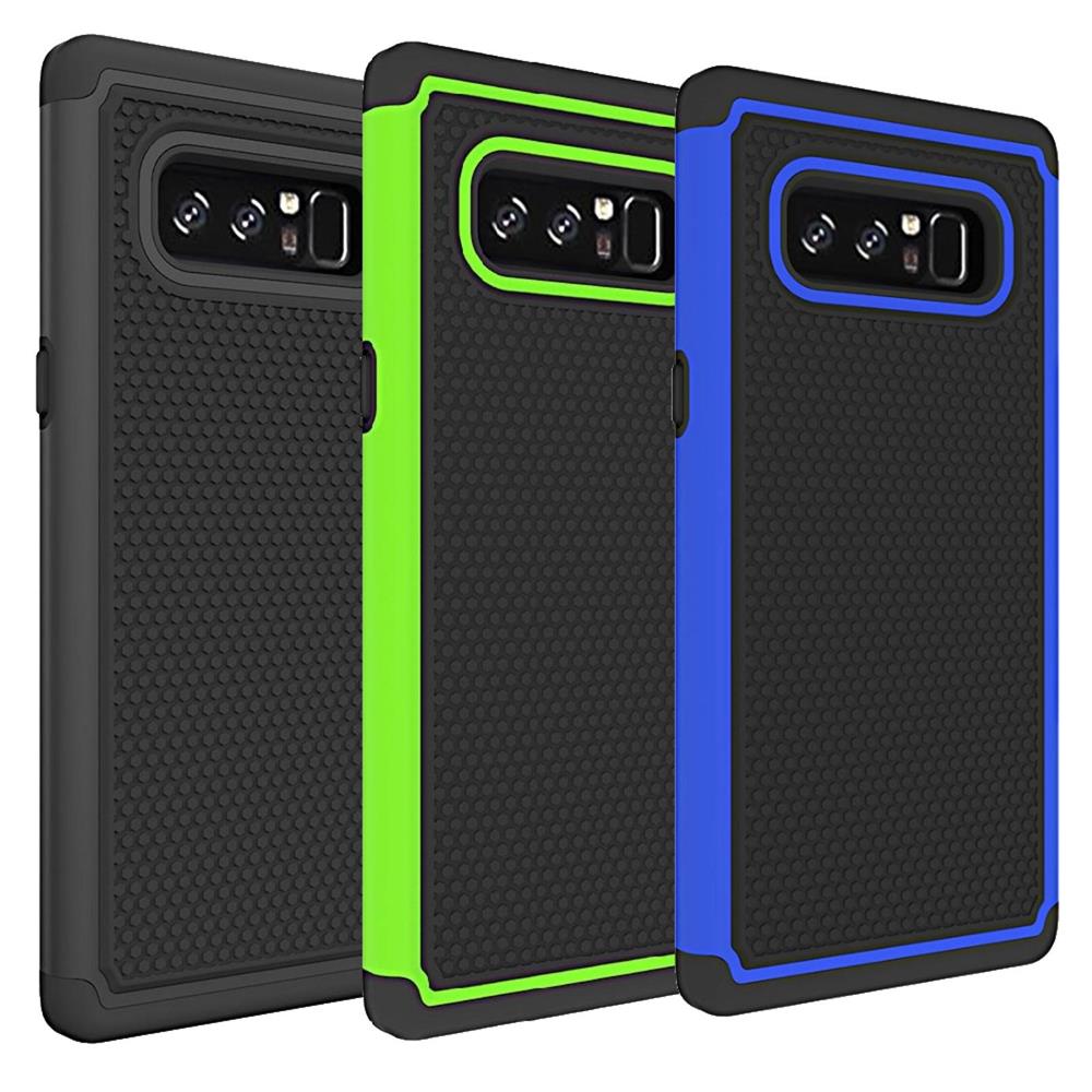 Outdoor Case für Samsung Galaxy Note 8 Hybrid Silikon Football Grain
