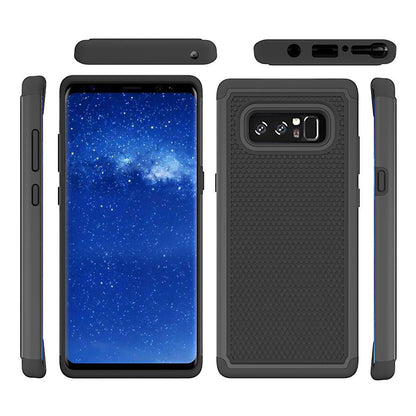 Outdoor Case für Samsung Galaxy Note 8 Hybrid Silikon Football Grain