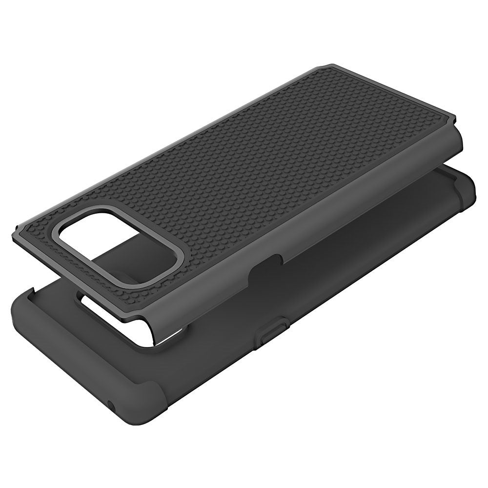 Outdoor Case für Samsung Galaxy Note 8 Hybrid Silikon Football Grain