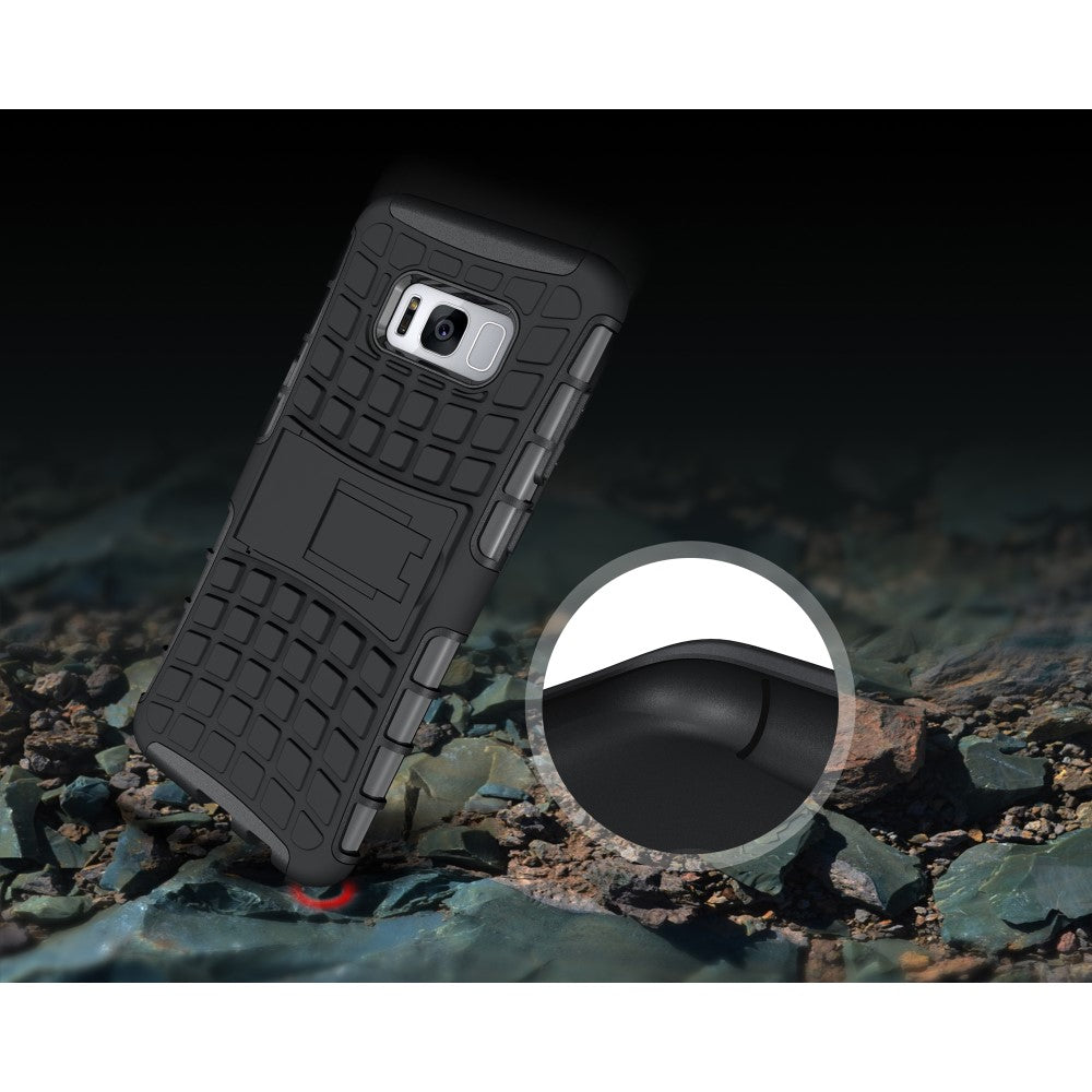 Outdoor Case für Samsung Galaxy S8 PLUS G955 Reifen Skidproof Kickstand