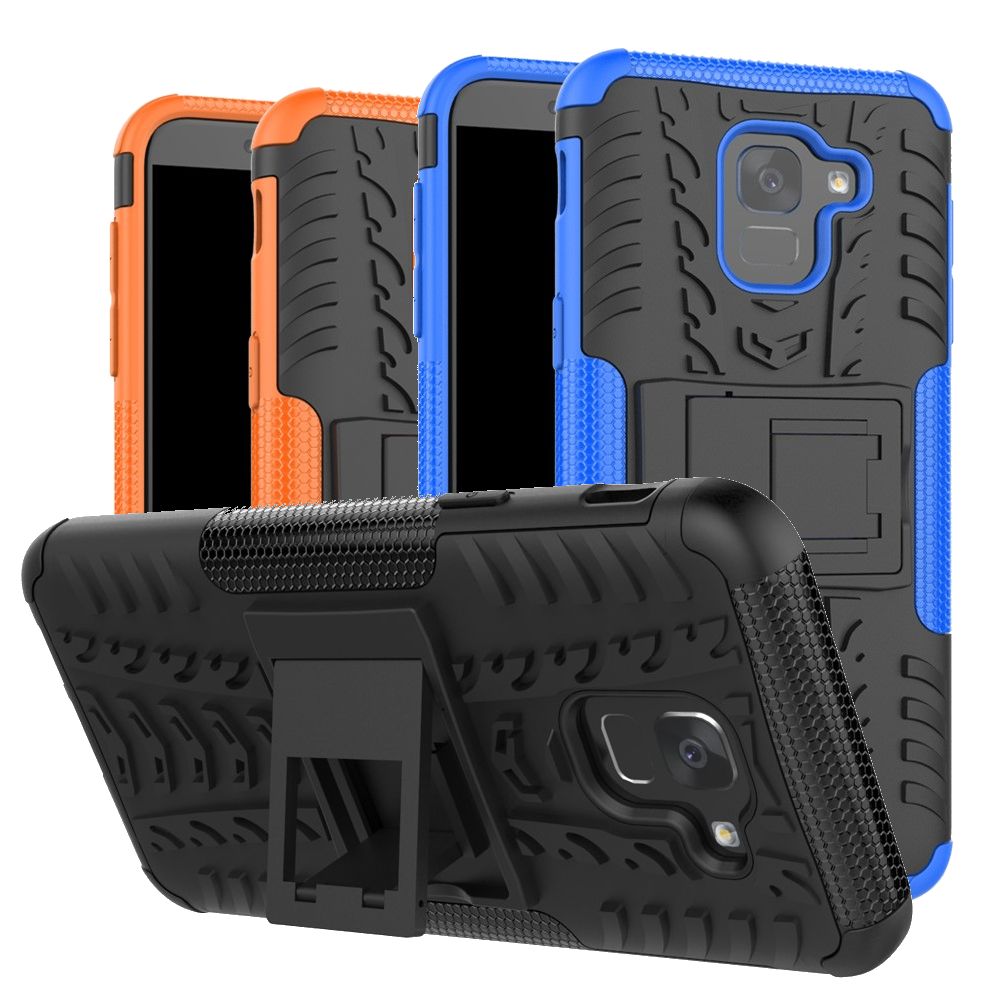 Outdoor Case für Samsung Galaxy J6 (2018) Tire Rutschfest Kickstand
