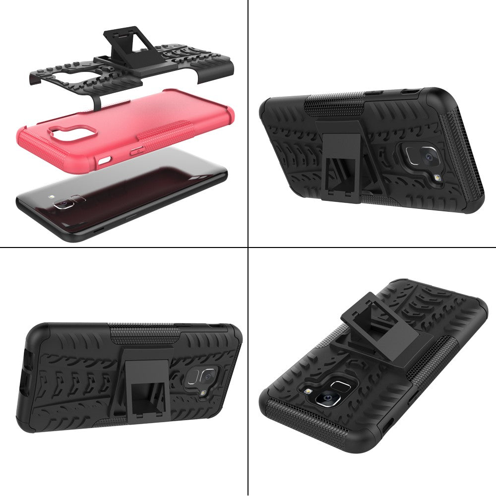 Outdoor Case für Samsung Galaxy J6 (2018) Tire Rutschfest Kickstand
