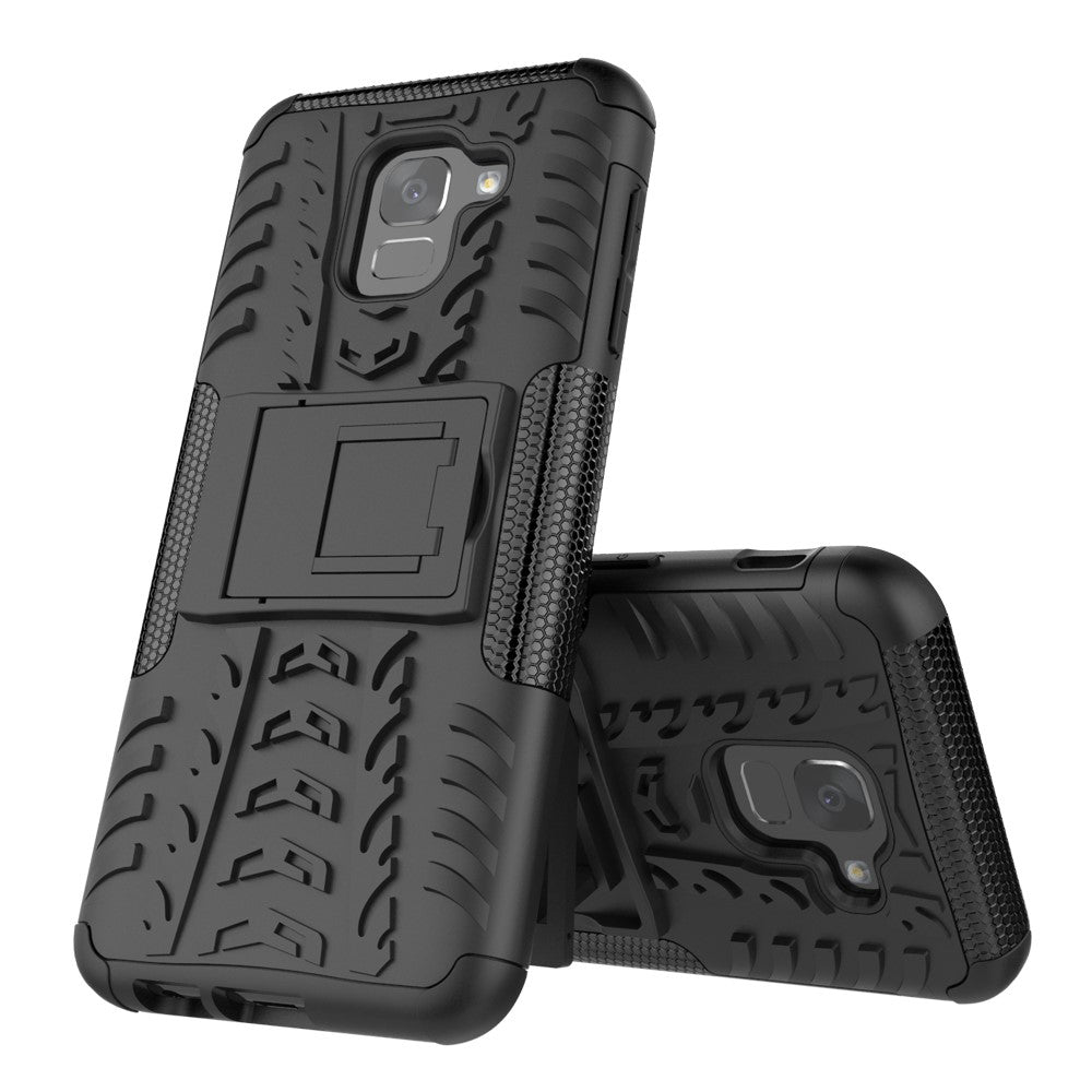 Outdoor Case für Samsung Galaxy J6 (2018) Tire Rutschfest Kickstand