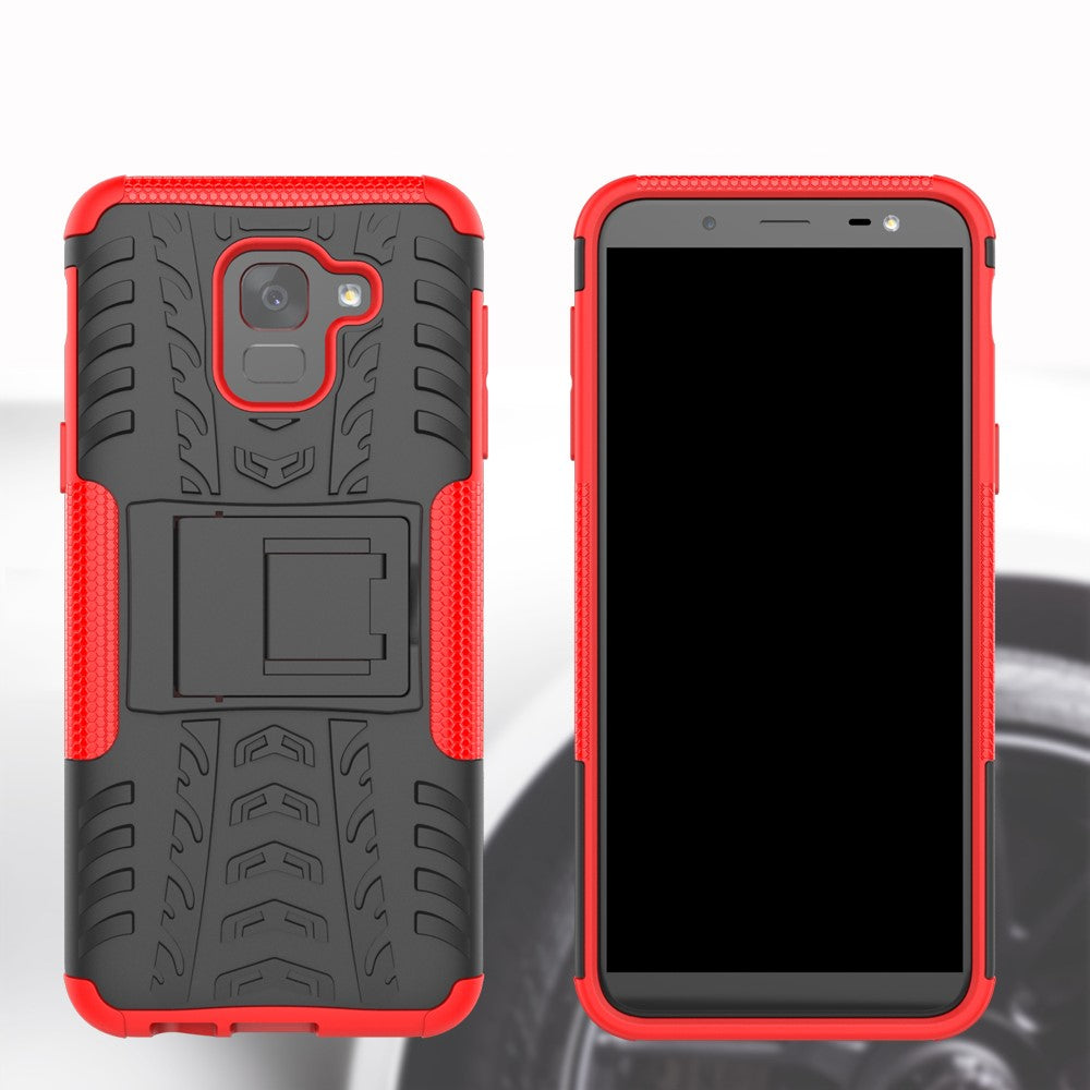 Outdoor Case für Samsung Galaxy J6 (2018) Tire Rutschfest Kickstand