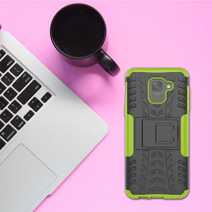 Outdoor Case für Samsung Galaxy J6 (2018) Tire Rutschfest Kickstand