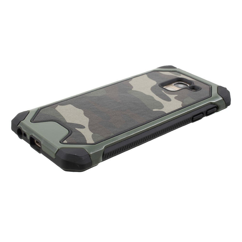 Outdoor Case für Samsung Galaxy J6 (2018) TPU Hybrid Camouflage