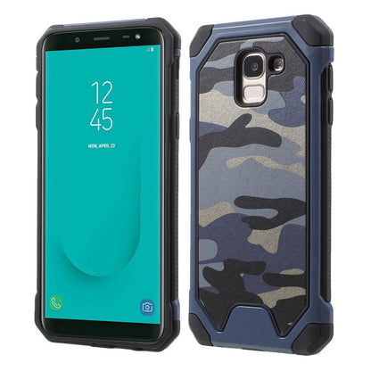 Outdoor Case für Samsung Galaxy J6 (2018) TPU Hybrid Camouflage