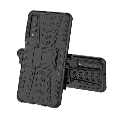 Outdoor Case für Samsung Galaxy A7 (2018) Tire Rutschfest Kickstand
