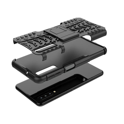 Outdoor Case für Samsung Galaxy A7 (2018) Tire Rutschfest Kickstand