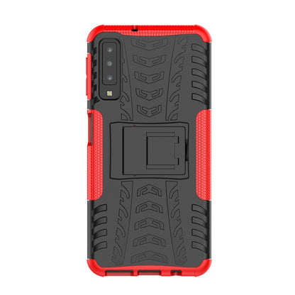 Outdoor Case für Samsung Galaxy A7 (2018) Tire Rutschfest Kickstand