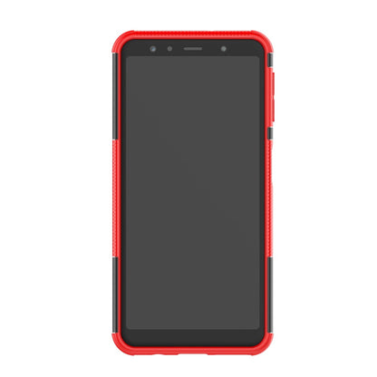 Outdoor Case für Samsung Galaxy A7 (2018) Tire Rutschfest Kickstand