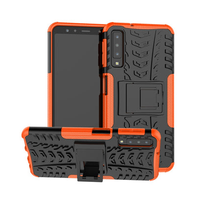 Outdoor Case für Samsung Galaxy A7 (2018) Tire Rutschfest Kickstand