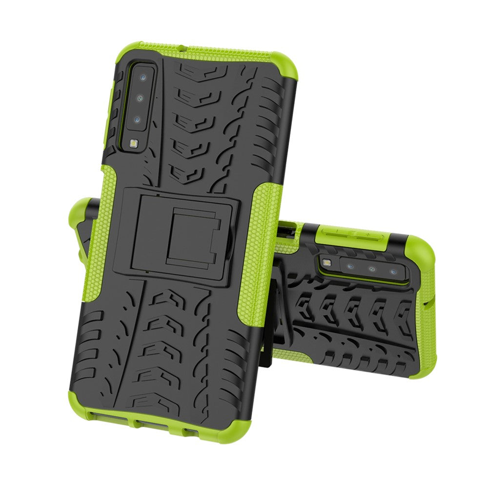 Outdoor Case für Samsung Galaxy A7 (2018) Tire Rutschfest Kickstand
