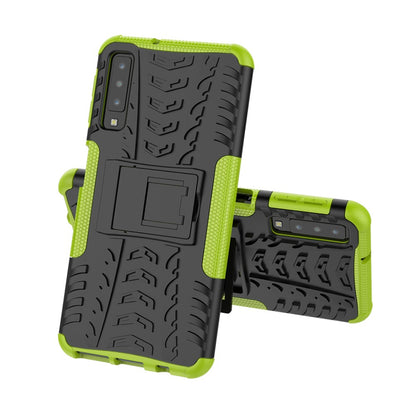 Outdoor Case für Samsung Galaxy A7 (2018) Tire Rutschfest Kickstand