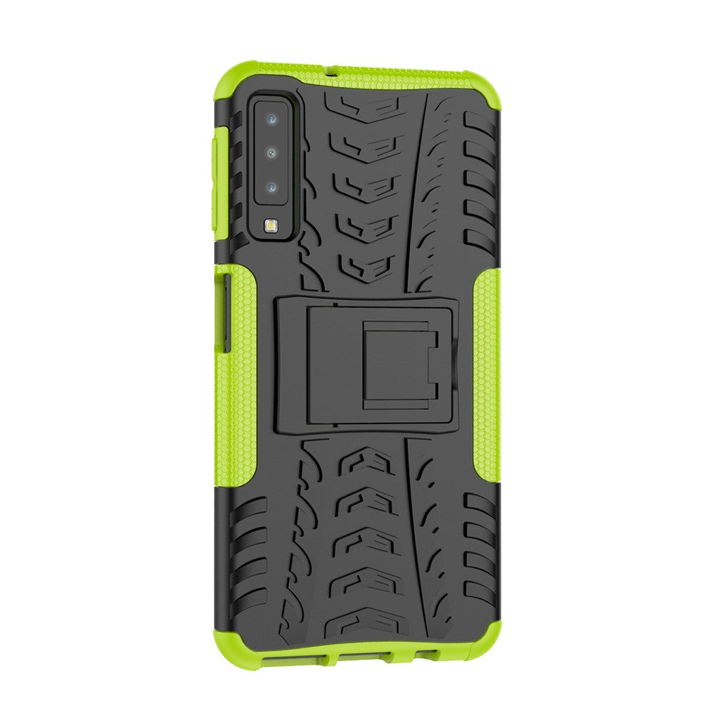 Outdoor Case für Samsung Galaxy A7 (2018) Tire Rutschfest Kickstand