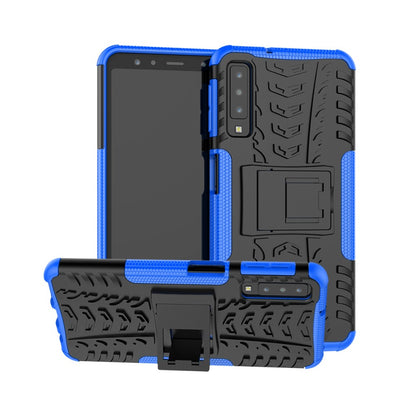 Outdoor Case für Samsung Galaxy A7 (2018) Tire Rutschfest Kickstand