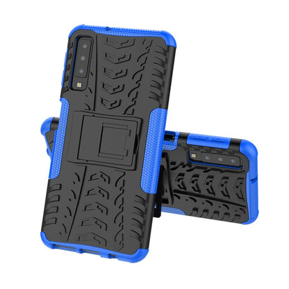 Outdoor Case für Samsung Galaxy A7 (2018) Tire Rutschfest Kickstand