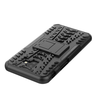Outdoor Case Tire Rutschfest Kickstand Reifen Hülle für Samsung Galaxy J6+ 2018
