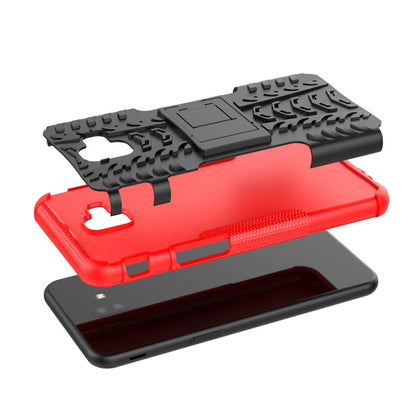 Outdoor Case Tire Rutschfest Kickstand Reifen Hülle für Samsung Galaxy J6+ 2018