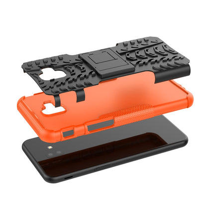 Outdoor Case Tire Rutschfest Kickstand Reifen Hülle für Samsung Galaxy J6+ 2018