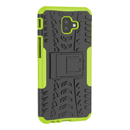 Outdoor Case Tire Rutschfest Kickstand Reifen Hülle für Samsung Galaxy J6+ 2018
