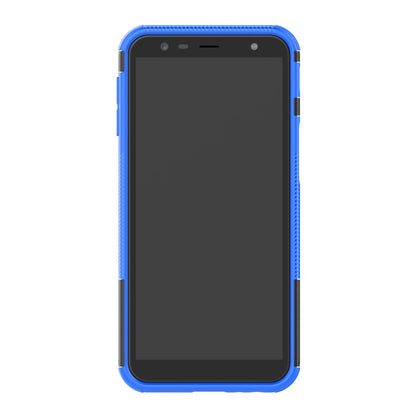 Outdoor Case Tire Rutschfest Kickstand Reifen Hülle für Samsung Galaxy J6+ 2018