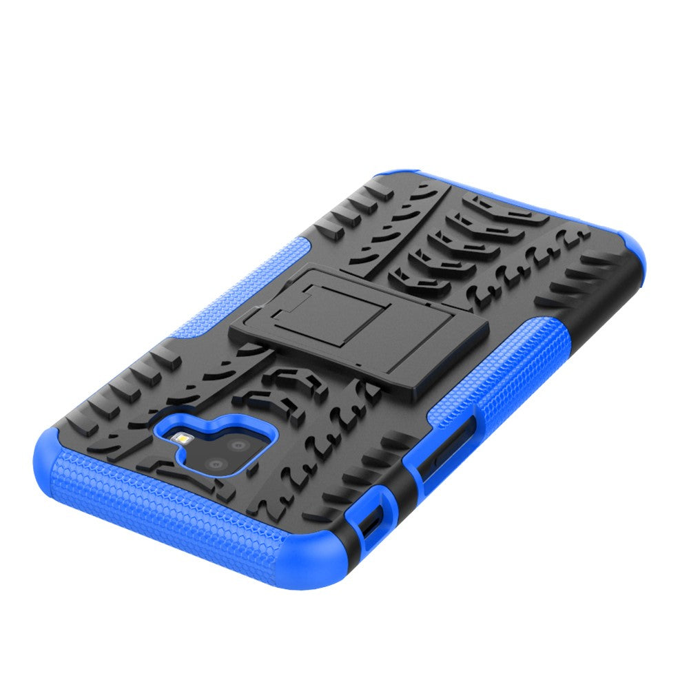 Outdoor Case Tire Rutschfest Kickstand Reifen Hülle für Samsung Galaxy J6+ 2018