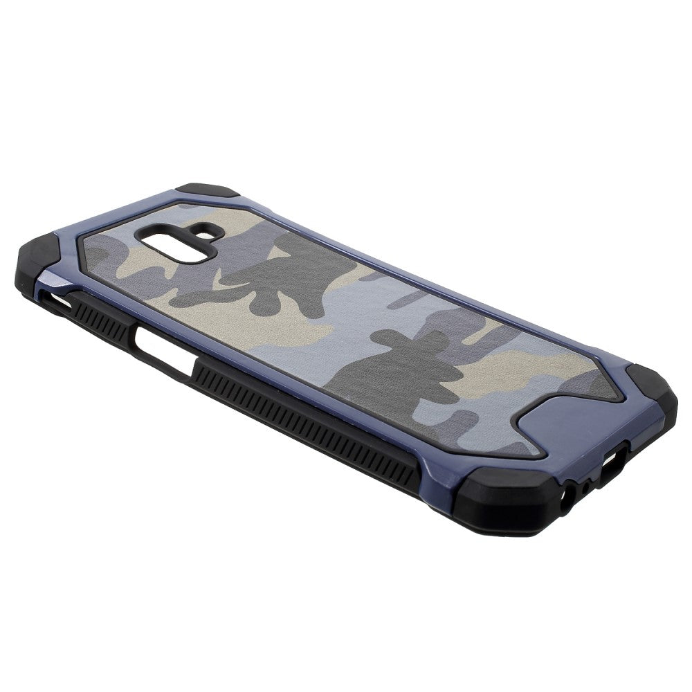 Outdoor Case für Samsung Galaxy J6+ (2018) TPU Hybrid Camouflage
