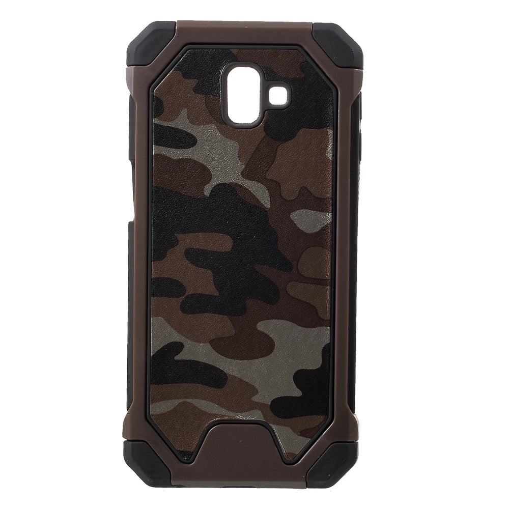 Outdoor Case für Samsung Galaxy J6+ (2018) TPU Hybrid Camouflage