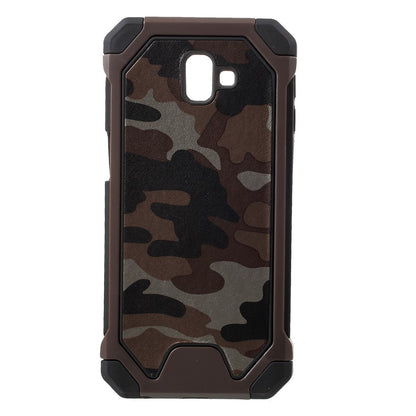 Outdoor Case für Samsung Galaxy J6+ (2018) TPU Hybrid Camouflage
