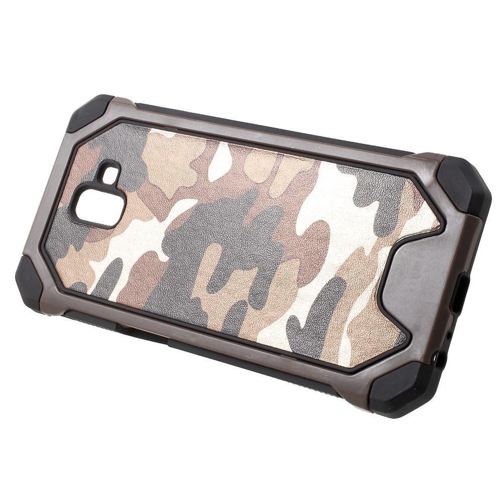 Outdoor Case für Samsung Galaxy J6+ (2018) TPU Hybrid Camouflage