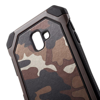 Outdoor Case für Samsung Galaxy J6+ (2018) TPU Hybrid Camouflage