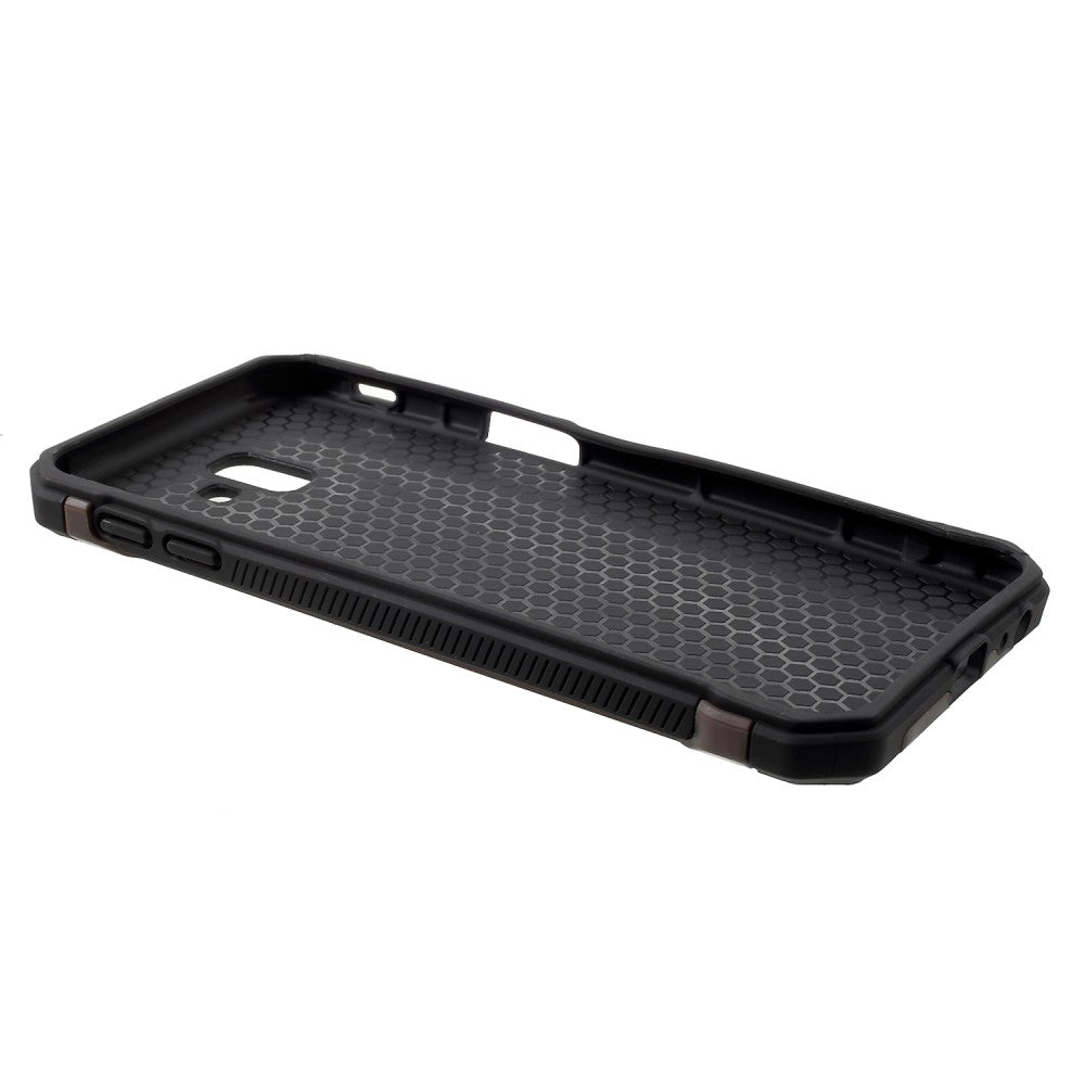 Outdoor Case für Samsung Galaxy J6+ (2018) TPU Hybrid Camouflage