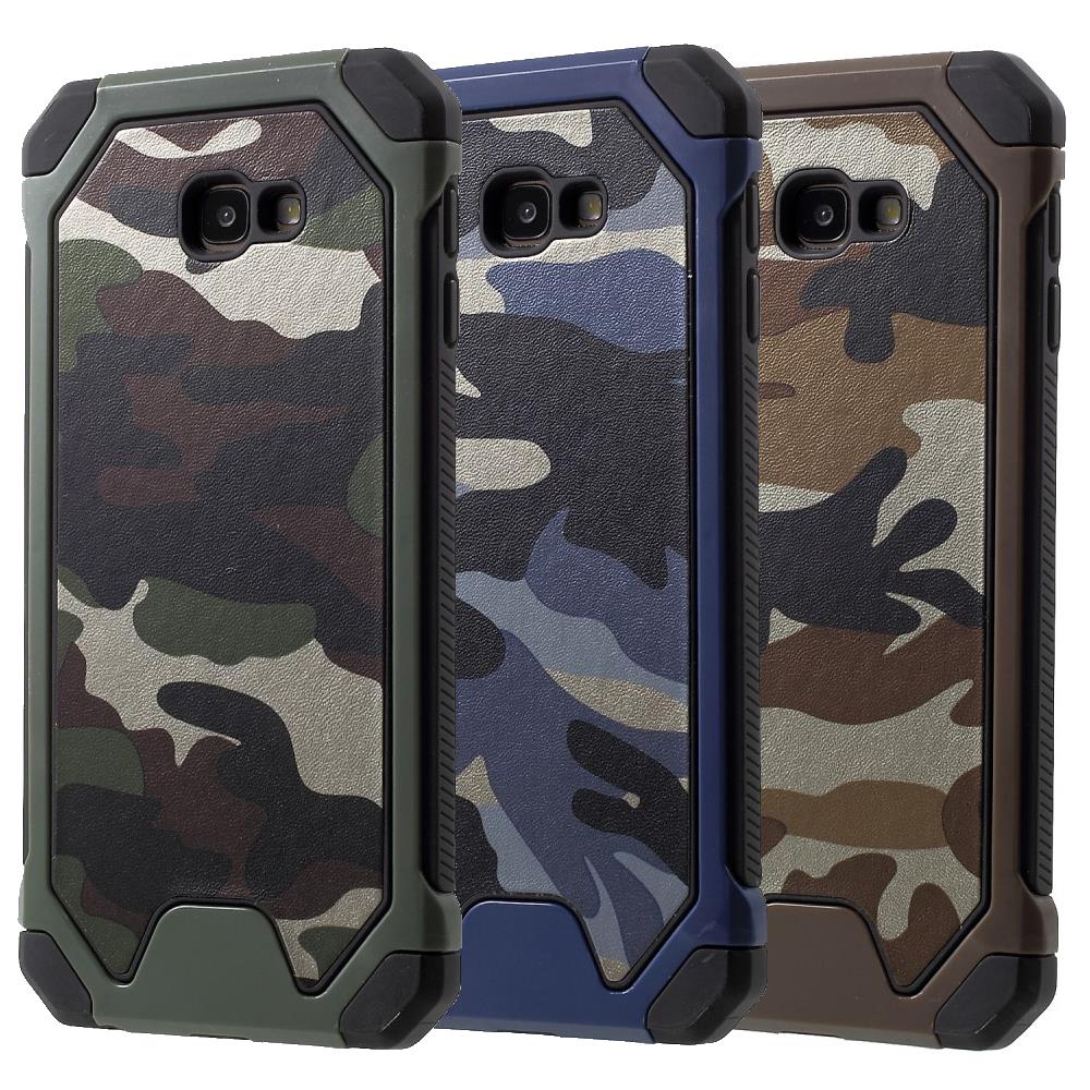 Outdoor Case für Samsung Galaxy J4+ (2018) TPU Hybrid Camouflage