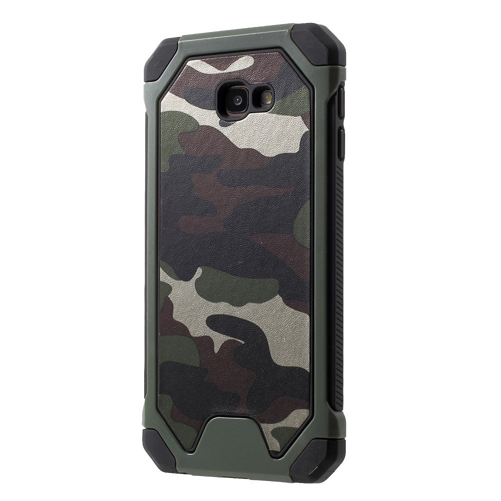 Outdoor Case für Samsung Galaxy J4+ (2018) TPU Hybrid Camouflage