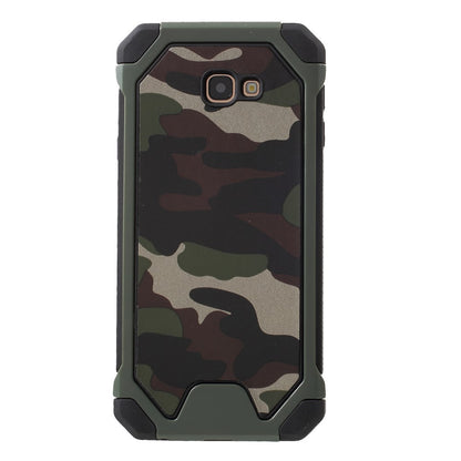 Outdoor Case für Samsung Galaxy J4+ (2018) TPU Hybrid Camouflage