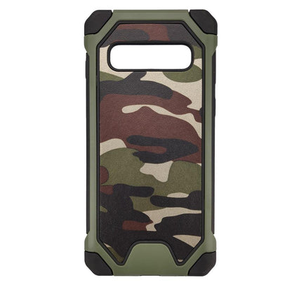 Outdoor Case für Samsung Galaxy S10 TPU Hybrid Camouflage