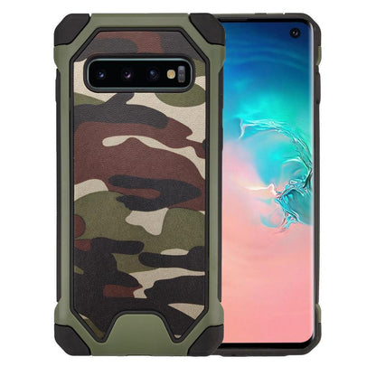 Outdoor Case für Samsung Galaxy S10 TPU Hybrid Camouflage