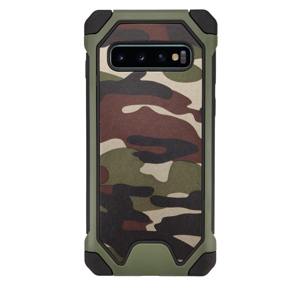 Outdoor Case für Samsung Galaxy S10 TPU Hybrid Camouflage