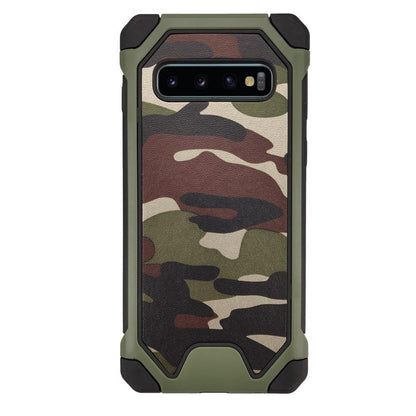 Outdoor Case für Samsung Galaxy S10 TPU Hybrid Camouflage