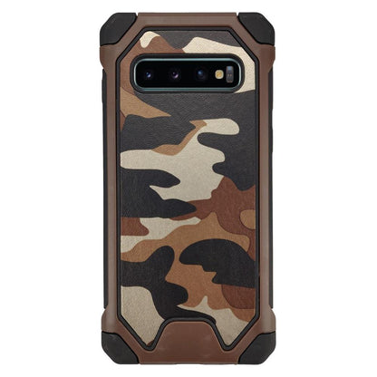 Outdoor Case für Samsung Galaxy S10 TPU Hybrid Camouflage