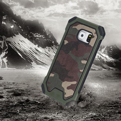 Outdoor Case für Samsung Galaxy S6 Edge TPU Hybrid Camouflage