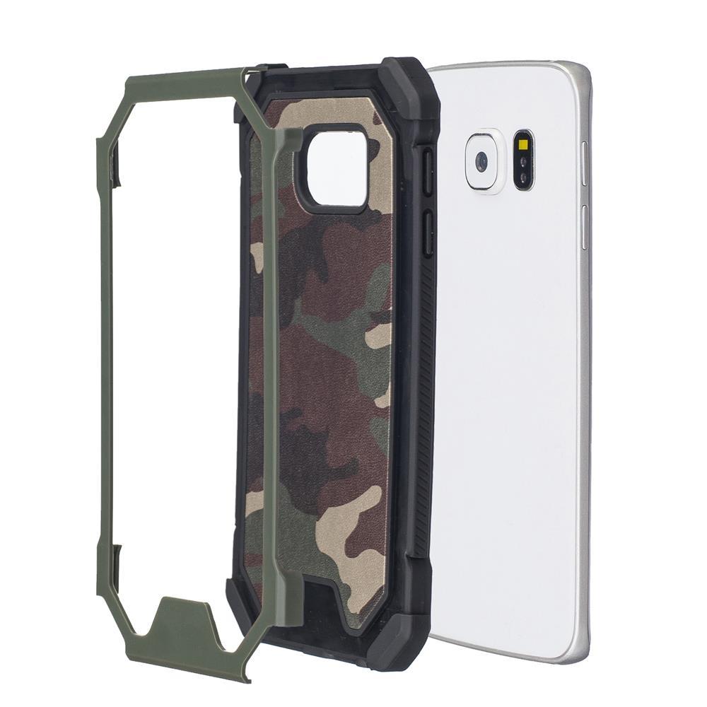 Outdoor Case für Samsung Galaxy S6 Edge TPU Hybrid Camouflage