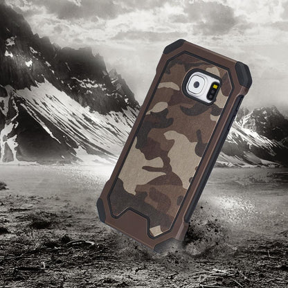 Outdoor Case für Samsung Galaxy S6 Edge TPU Hybrid Camouflage